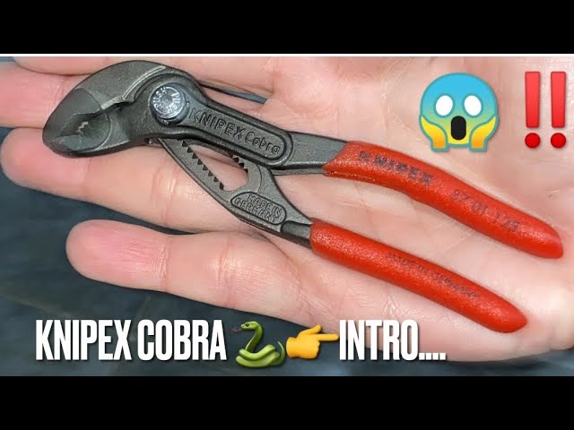 Knipex Cobra XS 87 00 100 Tenaza de Agarre 11 Posiciones de Agarre