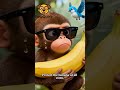 Funny Monkey Saves His Banana! 🐒#funnymonkey #shortvideo #funny #trending #viral