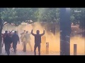 Australia: Sydney and Adelaide fans clash ahead of A-League match. 01.12.2017