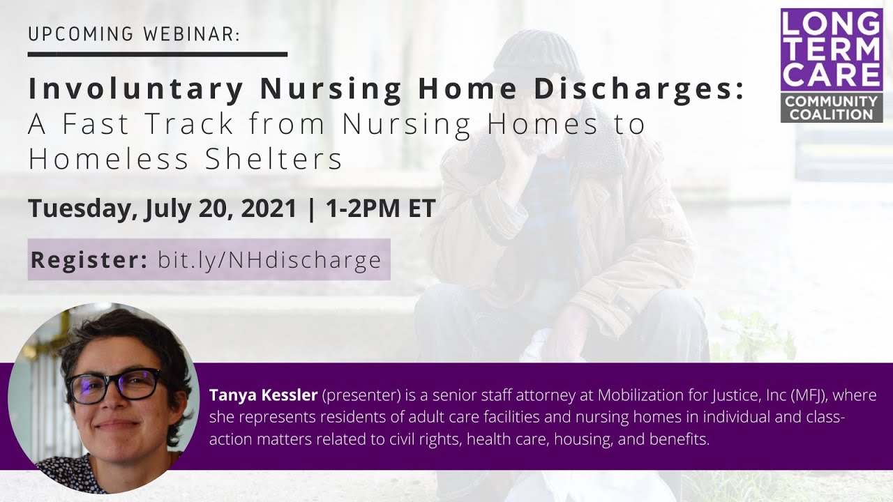 Involuntary Nursing Home Discharges A Fast Track from Nursing Homes to