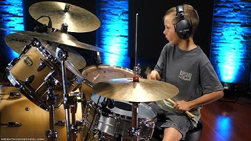 Wright Music School - Hugh Devitt - Bruno Mars - The Lazy Song - Drum Cover