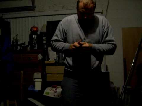 Bending two 60 penny nails in a row