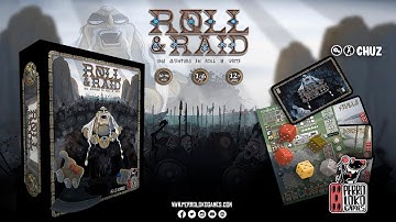 Roll & Raid. Una aventura en Roll & Write. Perro Loko Games