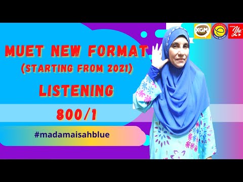 MUET LISTENING 2021