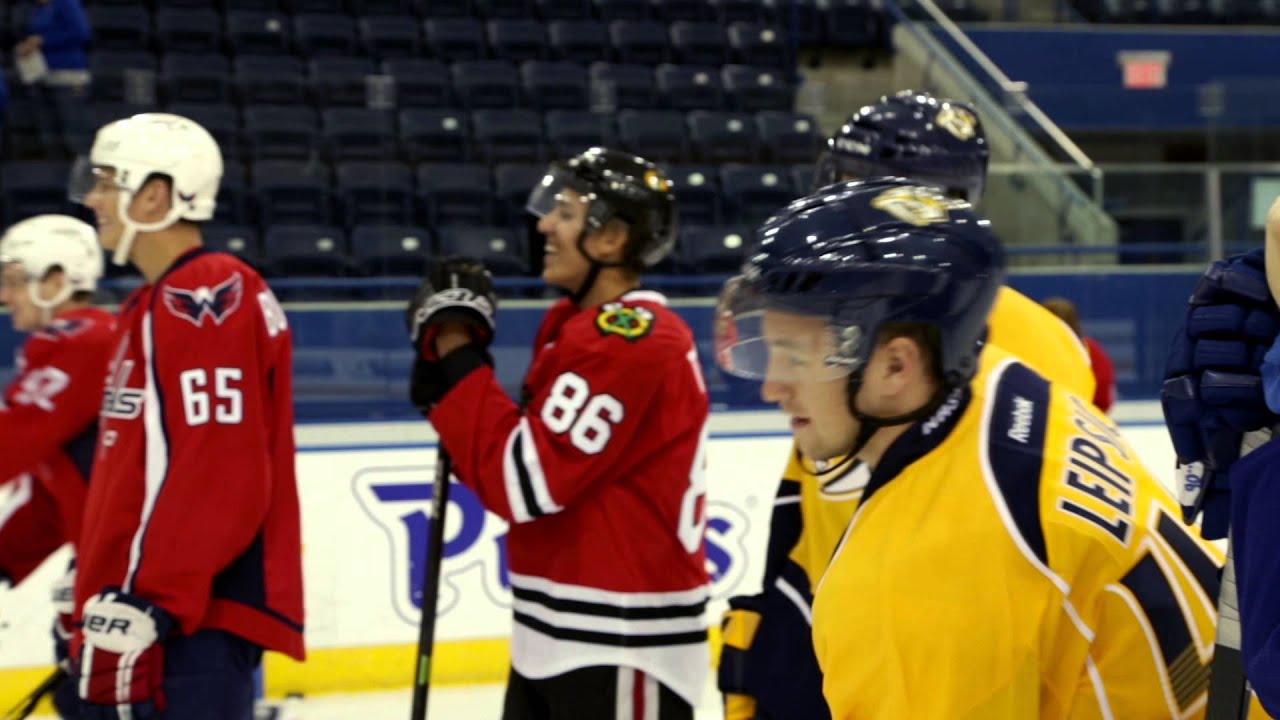 NHL Players Get Figure Skating Lessons 