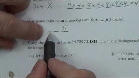 Math 30-2 Permutations and Combinations Review #6