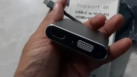 Unboxing Series : Shopee 4 in 1 USB C to HDMI VGA Adapter