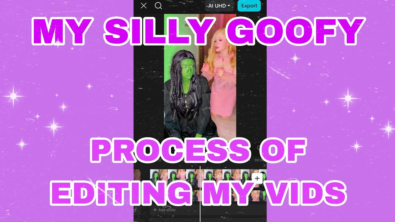 My Silly Goofy process of editing videos (yes I talk to myself dramatiquely ✨ as I do) 