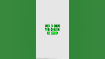 Top 5 Best Indian Web Series by IMDb rating #webseries