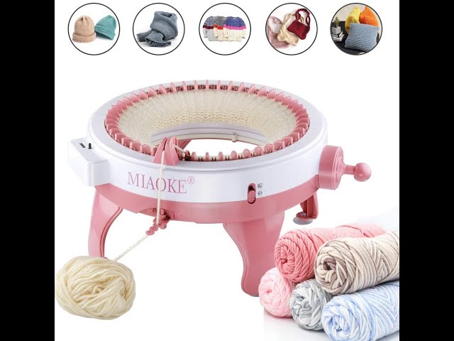 24 Needles Knitting Machine,Hand-Operated Smart Weaving Loom Round Knitting  Machines for Kids and Adults