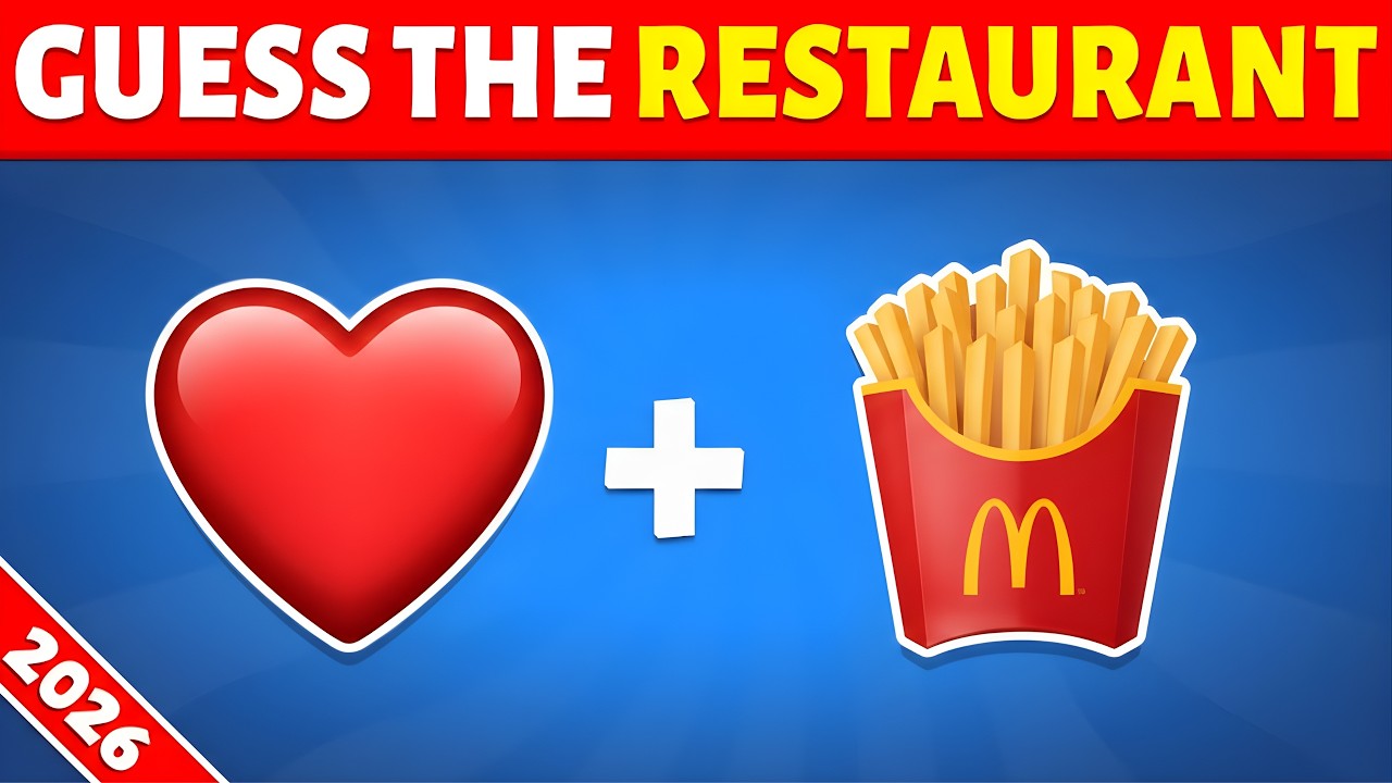 Guess Fast Food By Emoji? 🍕🤔 | Ultimate Emoji Quiz Challenge