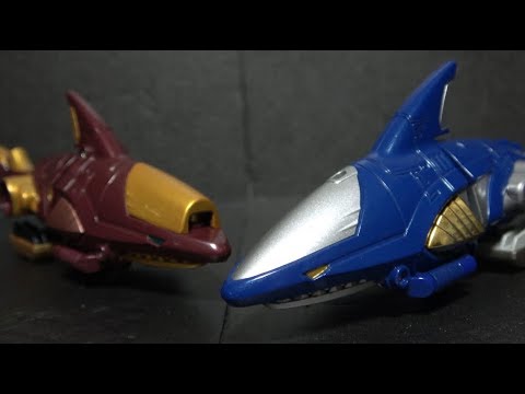 Power Rangers Wildforce Shark Megazord Robot Toys 파워레인저 정글포스 상어 로봇 변신 ...