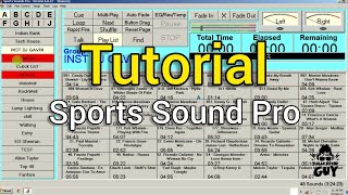 Tutorial - Sports Sound Pro | Playback Software screenshot 1