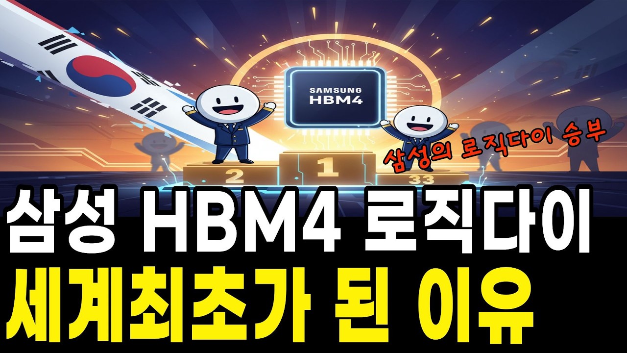 삼성 HBM4 로직다이, '세계 최초'가 된 진짜 이유
