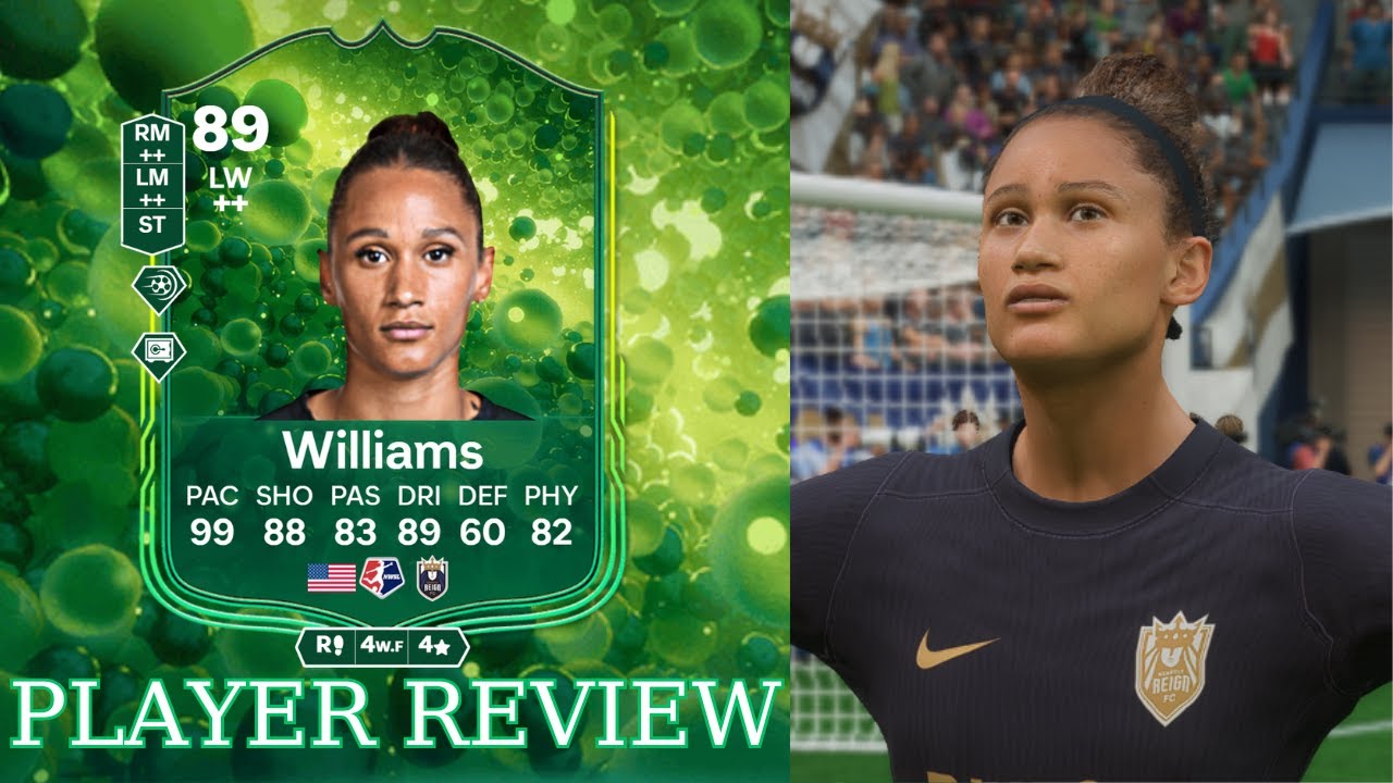 99 PACE!⚡️ 90 GRASSROOT GREATS Williams PLAYER REVIEW - EA FC 25