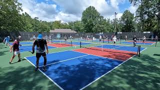 08/14/25 - Jammin for Joy Tourney ~ Men's 4.5+ / 60+ / Alea, Hall -vs- Bucchino, Johnson / Rd 1