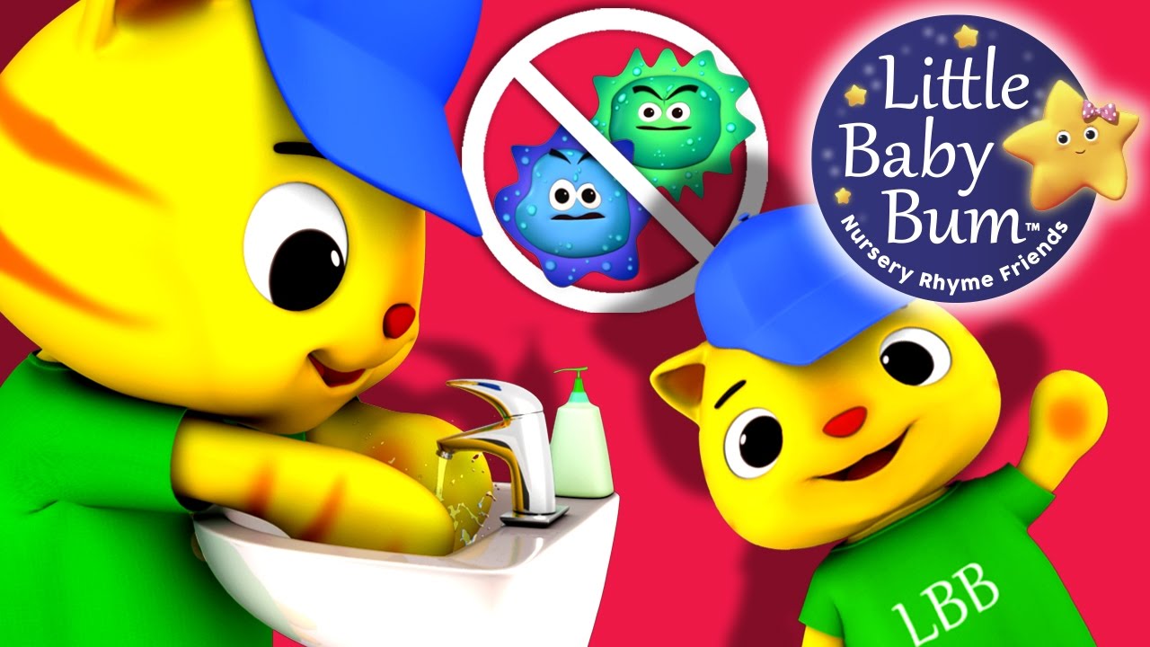 Wash Your Hands  Nursery Rhymes for Babies by LittleBabyBum - ABCs and  123s 