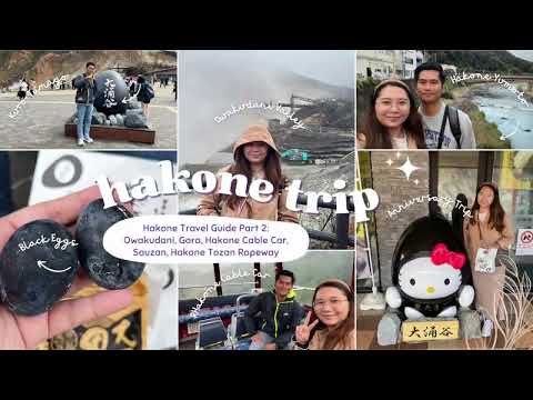 Japan Vlog | Hakone Travel Guide Part 2: Owakudani Valley, Sounzan, Tozan Cable Car, Gora Station