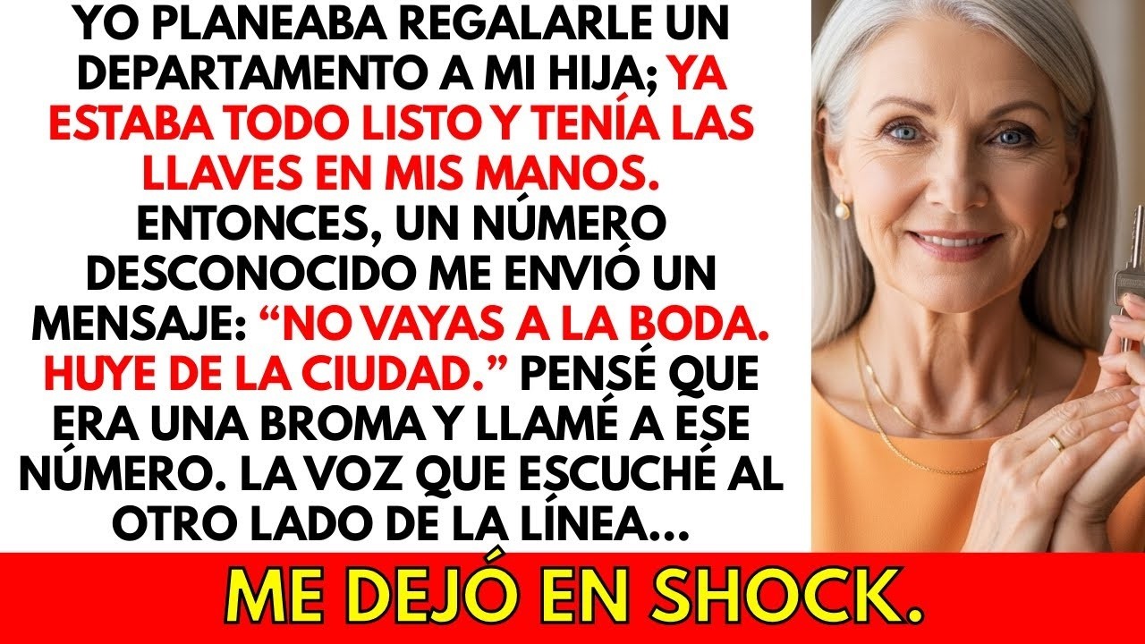 Recibí un mensaje de un número desconocido  “No vayas a la boda, ¡huye!” Cuando devolví la llama