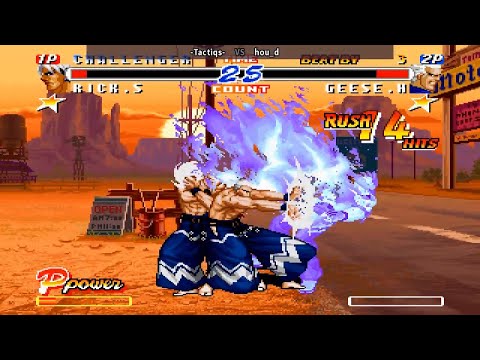 Fightcade 👊 Real Bout Fatal Fury 2 👊🏾 -Tactiqs- 🇿🇦 Vs Hou_d 🇨🇳