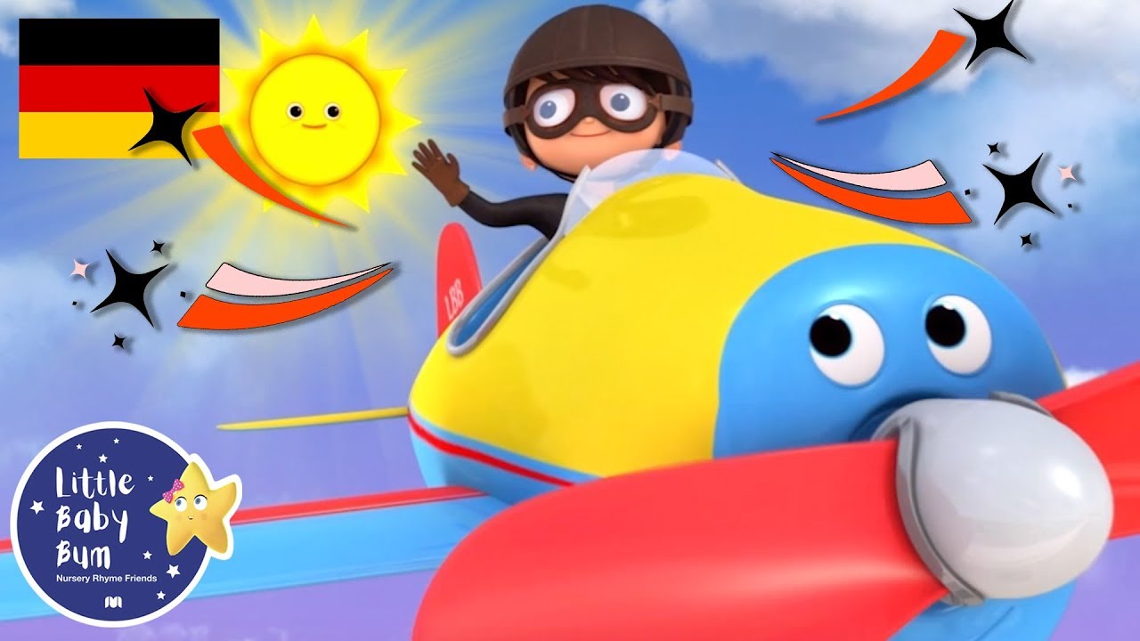 Das Flugzeug-Lied | Kinderlieder | Little Baby Bum Deutsch | Cartoons für Kinder
