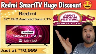 Redmi smart tv 32 inch | Amazon Great Indian Festival 2021 SmartTV Deals