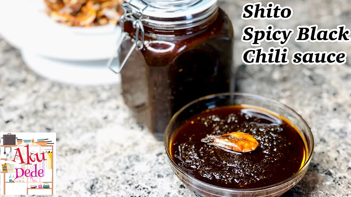How to make The Best Shito || Authentic Ghana Black Chili sauce || Ghana shito