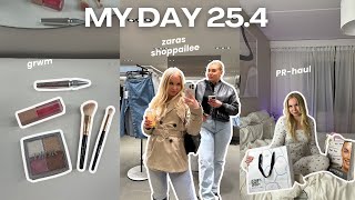 MYDAY✨| Grwm, Zara shoppailua, Vappuetkot ja PR-haul🩷