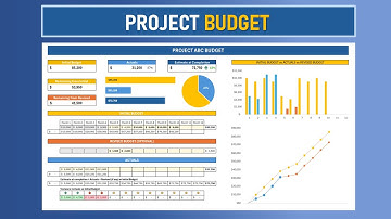 Build Your Tasks/Project Budget Dashboard in Excel: Example - with Summary and Charts