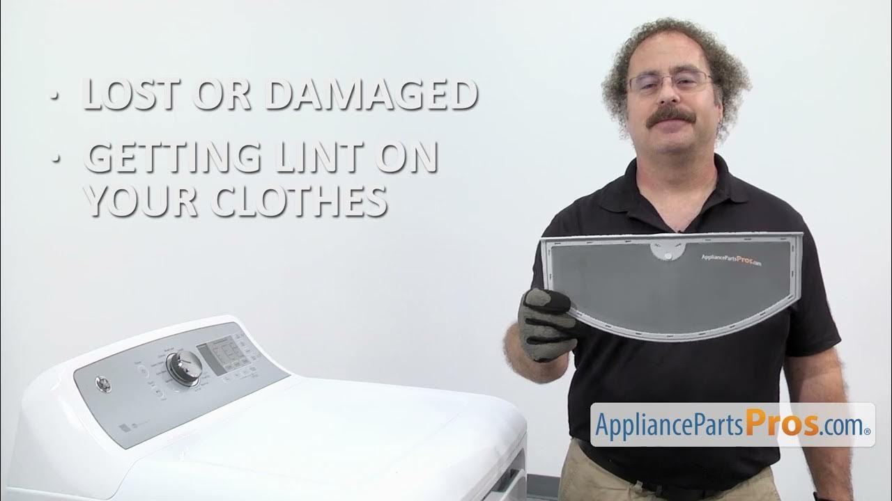 How To GE Dryer Lint Filter WE03X23881 YouTube