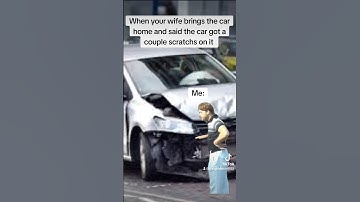 Car Crash #shorts #scratch #crash #wife #meme #funnymemes #funny #viral