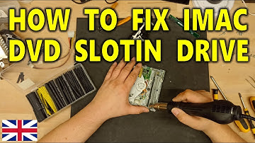 iMac - best solution  how to fix the DVD "slotin" drive (English video)