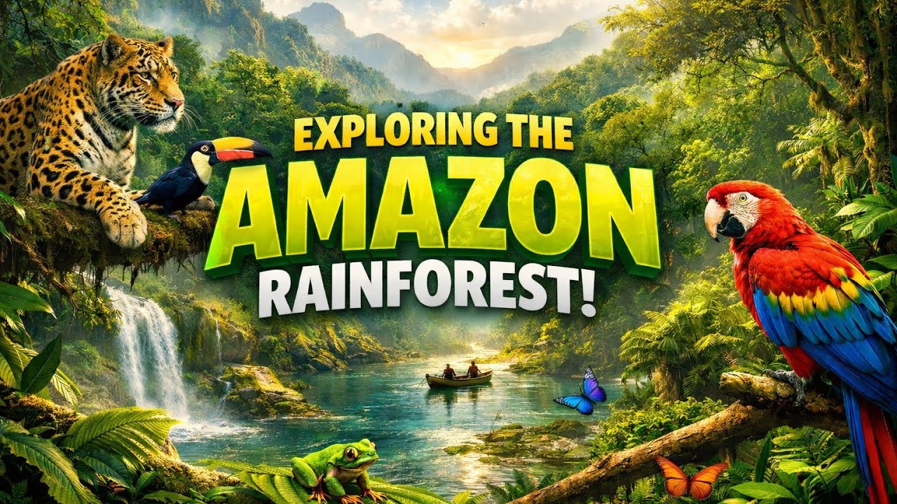 Unbelievable Amazing Tropical Rainforest 8K Ultra HD 120fps | Amazon Rainforest Wildlife & Animals