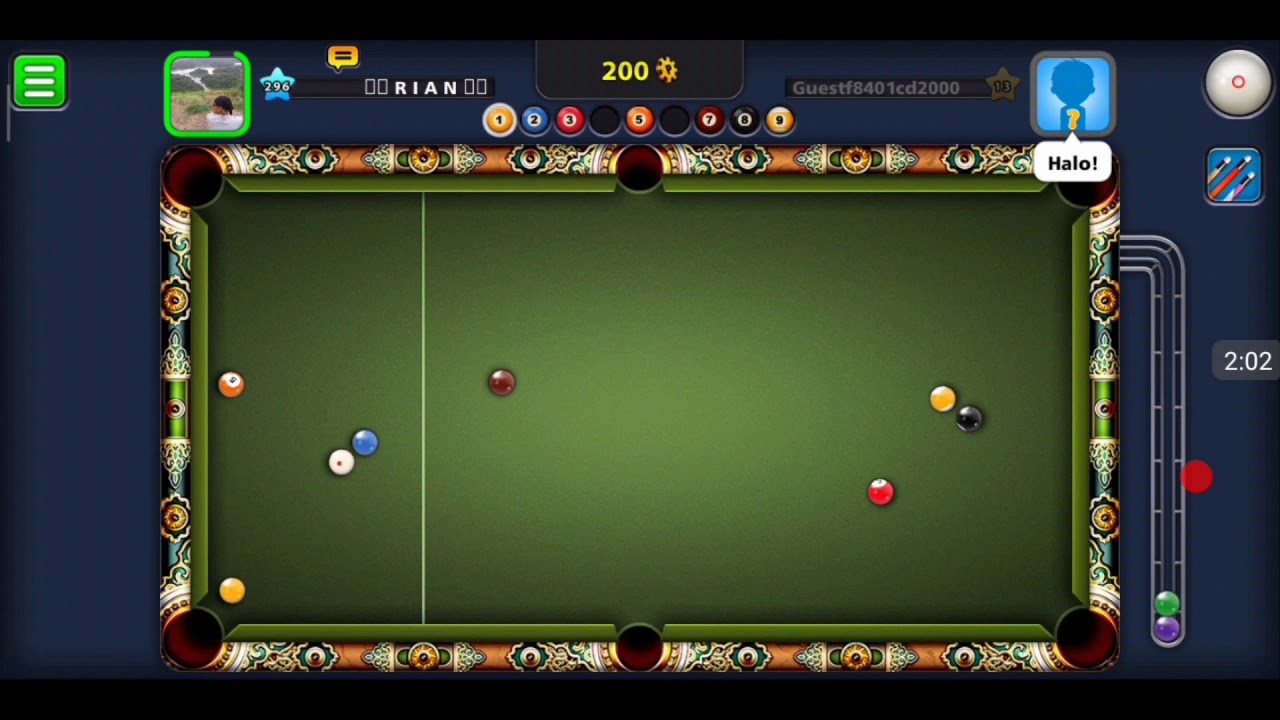 No Guideline l 8 Ball Pool Noob - YouTube