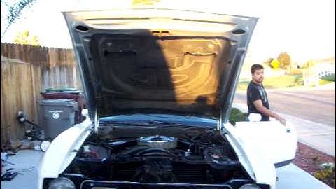 71 Mustang open header start (351c)