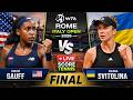 Coco Gauff vs Elina Svitolina 🎾LIVE SCORE TENNIS WTA ROME ITALY OPEN 2026 | Final