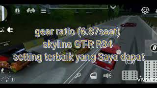 Gear ratio 6.87saat SKYLINE GT-R R34 HARAP KORANG SEMUA ENJOI
