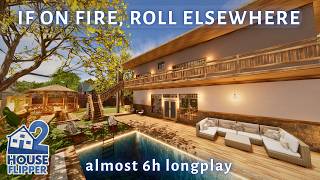 If On Fire Roll Elsewhere  Fire Station To Japanese Home  House Flipper 2 custom Job Longplay