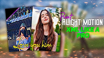 Love You Him Preset Am Videos With Easy-to-use AM Xml Pre-Sets #skyeditz #Alightmotion