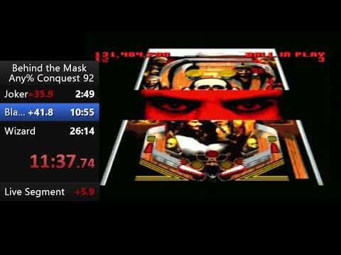 Super Pinball Behind The Mask SpeedRun WR