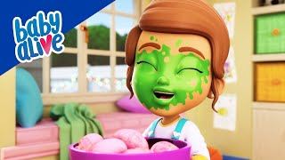 Baby Alive Official 🍝 Snack Time Gets Messy 🥦 Kids Videos 💕