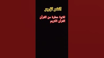 تلاوة عطرة من القرآن الكريم #explore #اكسبلور #قرآن_كريم