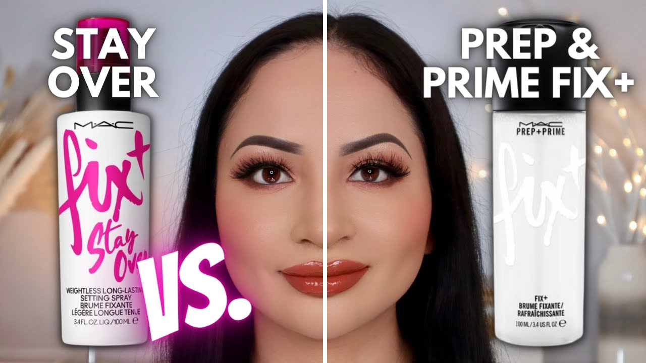 Mac fix stay over setting spray vs mac prep prime fix comparison