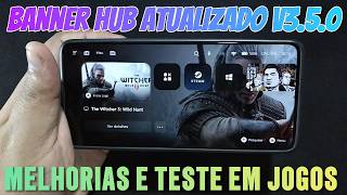 BANNER HUB NOVA ATUALIZAÇÃO V3.5.0 COM FPS ALTO EM JOGOS PESADOS!