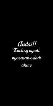 STORY VIDEO WA BASA JAWA 2019||story WA basa jawa mumet😂