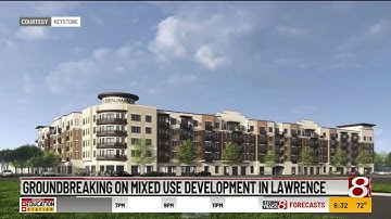 Groundbreaking on mixed-use development