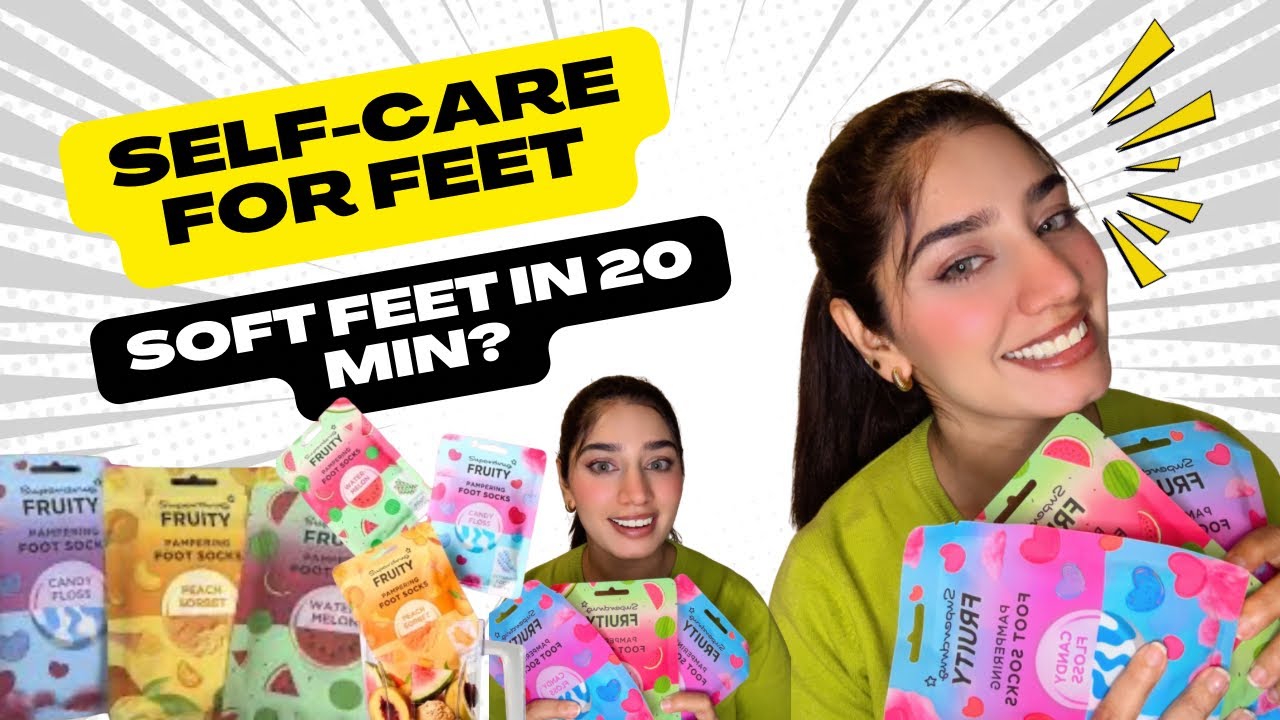 Foot spa at home | Superdrug Candy Floss Foot Socks Review | Do Pampering Foot Masks Really Work? 