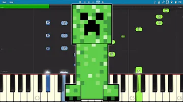 Creeper? Aw Man - Piano Tutorial - Revenge CaptainSparklez - Minecraft Parody