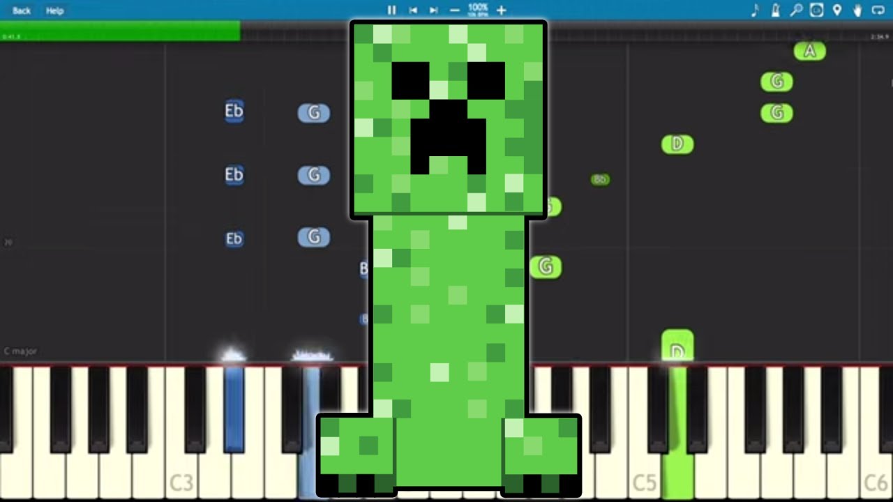 Creeper Aw Man Piano Notes