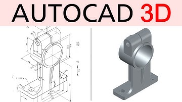 AutoCAD 3D | Clamp bracket   best practice for beginners